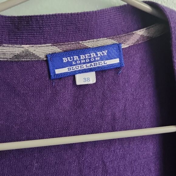 Burberry purple long sweater - Picture 4 of 11